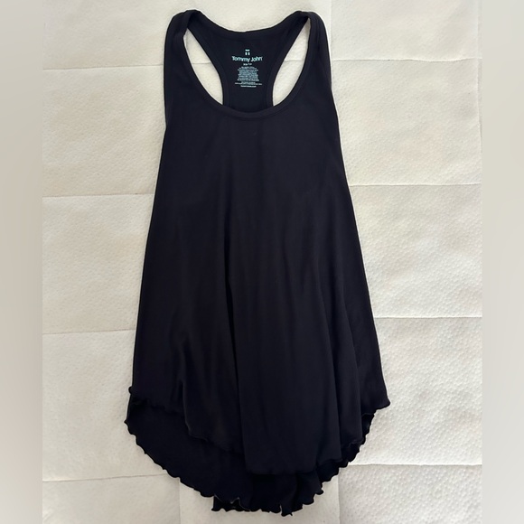 Tommy John Other - Tommy John Black Racerback Ribbed Pajama Tank Top Size XS